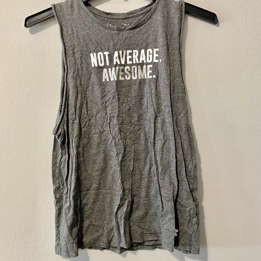Gray under armour tank size medium